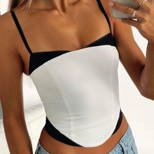 White Fox Feel The Spark Bustier Corset Top
